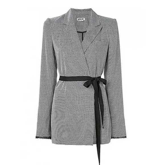 Jason Wu Grey Mini Checker Suit Jacket - Picture 1 of 13